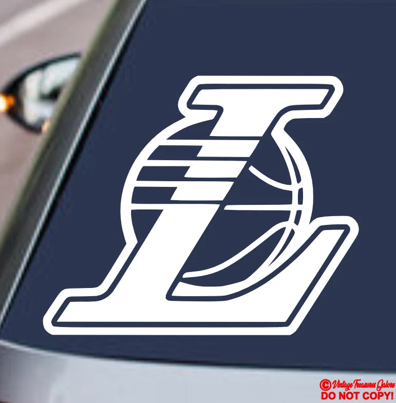 LOS ANGELES LAKERS Die Cut Vinyl Decal
