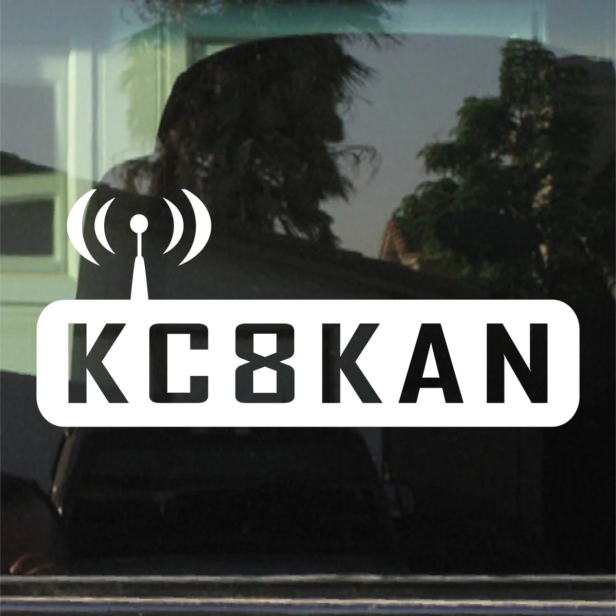 Ham Amateur Radio Call Sign Die Cut Vinyl Decal