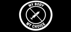 My Body My Choice Die Cut Vinyl Decal