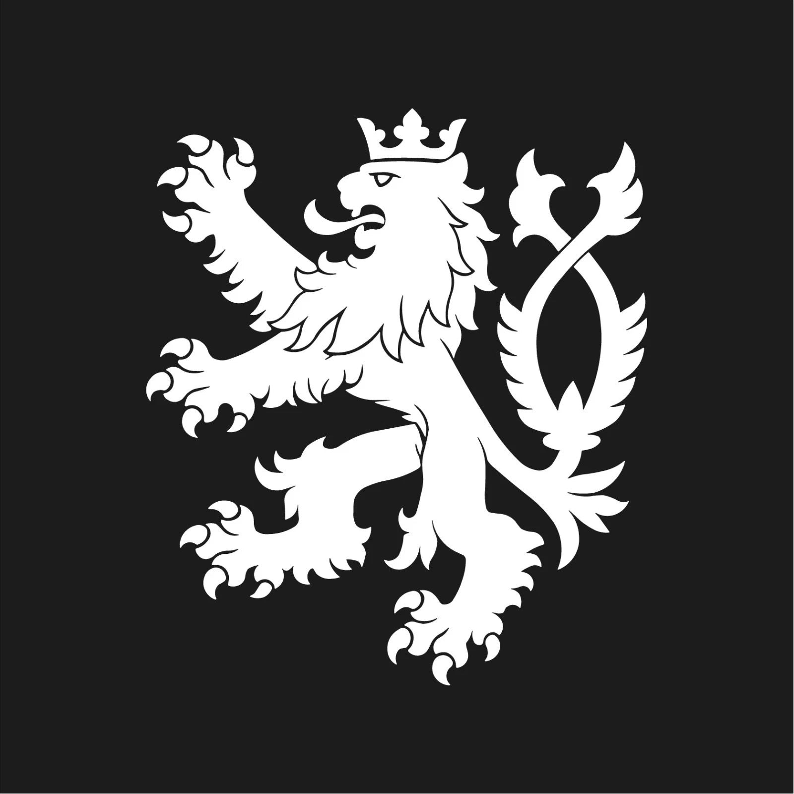 Czech Republic Lion Die Cut Vinyl Decal