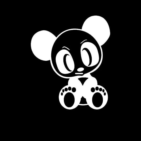 JDM Panda Bumper For Windows, Cars, Trucks, Laptops, Etc.