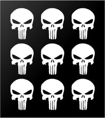 The Punisher Skull Vinyl Decals Phone Helmet Gun Mag Die Cut Vinyl Decal
