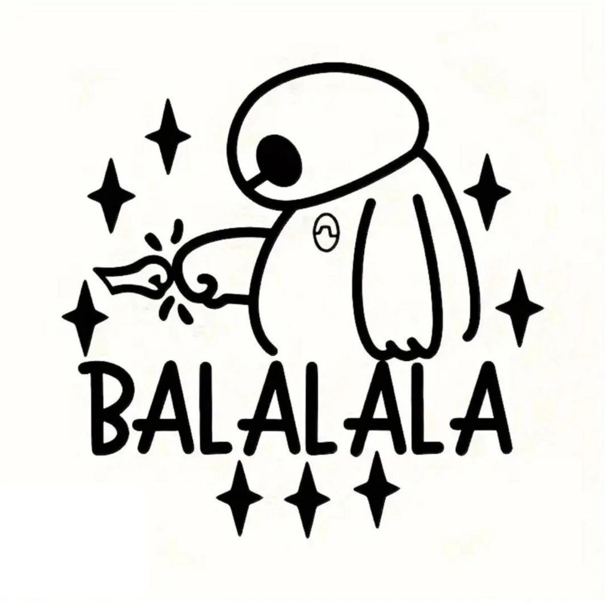 Baymax Die Cut Vinyl Decal