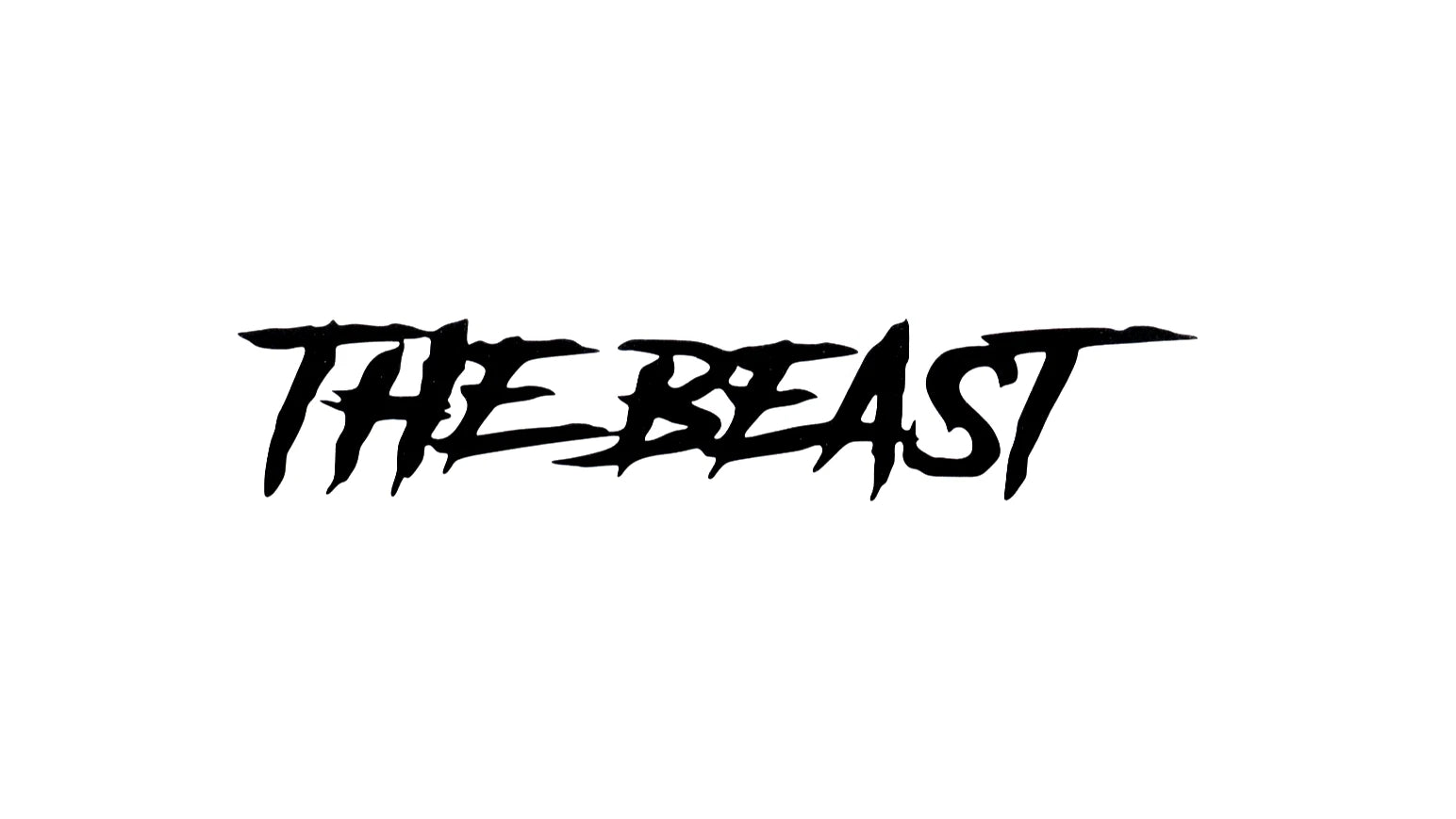 THE BEAST Car Van EV Bumper Window Laptop Wall Funny Vinyl Decal Sticker, Trucks, Laptops, Etc.