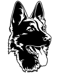 German Shepherd  Die Cut Vinyl Decal
