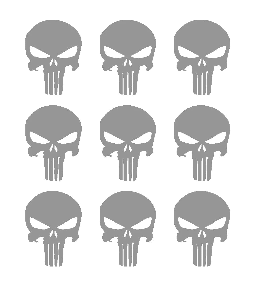 The Punisher Skull Vinyl Decals Phone Helmet Gun Mag Die Cut Vinyl Decal