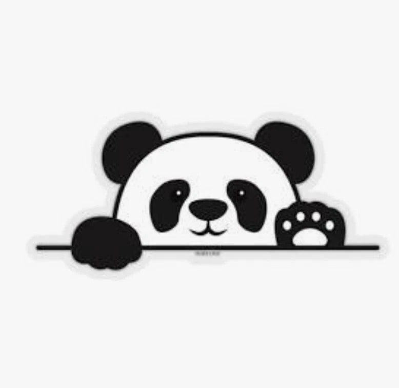HELLO PANDA Bumper For Windows, Cars, Trucks, Laptops, Etc.
