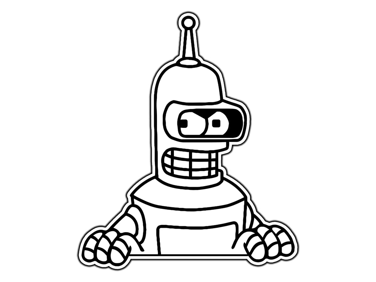 Bender Peeker Die Cut Vinyl Decal