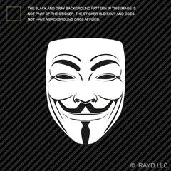We Are Anonymous Sticker Decal Self Adhesive Vinyl hacker group internet.  Decal Die Cut Vinyl Decal/ Bumper For Windows, Cars, Trucks, Laptops, Etc.