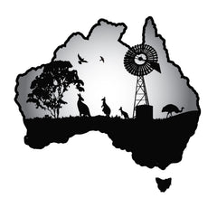 Australian Map Bumper For Windows, Cars, Trucks, Laptops, Etc.