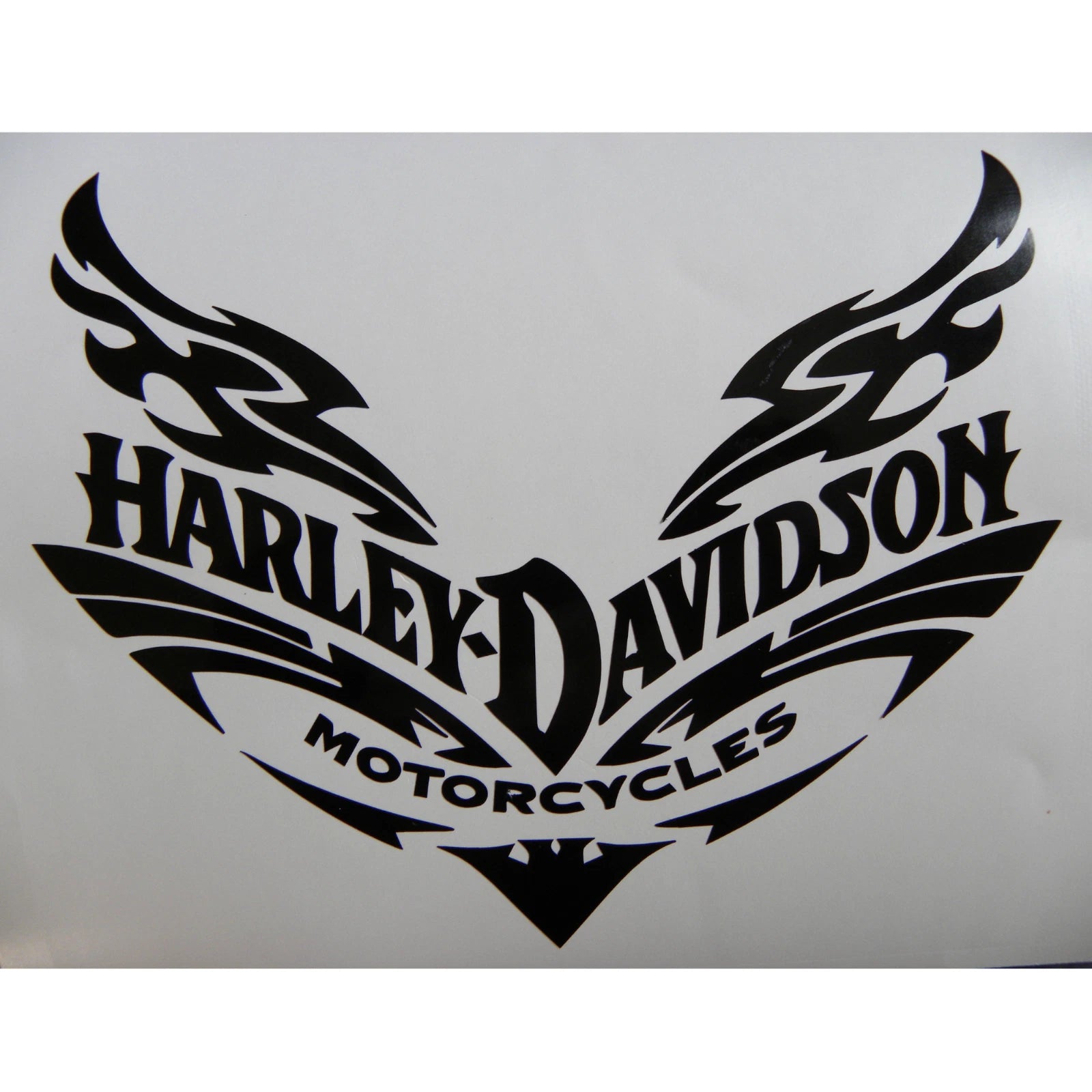 Motorcycle Heart Harley Vinyl Decal ANY Color Die Cut Vinyl Decal