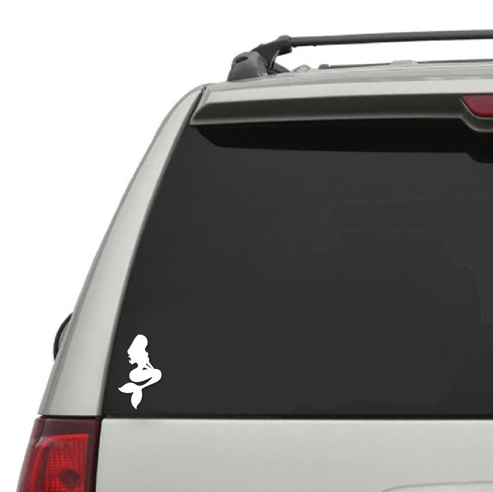 Trucker Mud Flap Mermaid VINYL STICKER, Die Cut Vinyl Decal