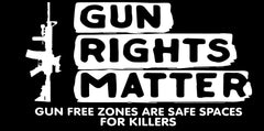 Gun Rights Matter Die Cut Vinyl Decal