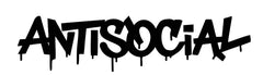 Antisocial Vinyl Decal Car Truck SUV Laptop Antisocial Dripping Sticker.  Decal Die Cut Vinyl Decal/ Bumper For Windows, Cars, Trucks, Laptops, Etc.