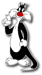 SYLVESTER THE CAT CARTOON LOONEY TUNES Bumper For Windows, Cars, Trucks, Laptops, Etc.