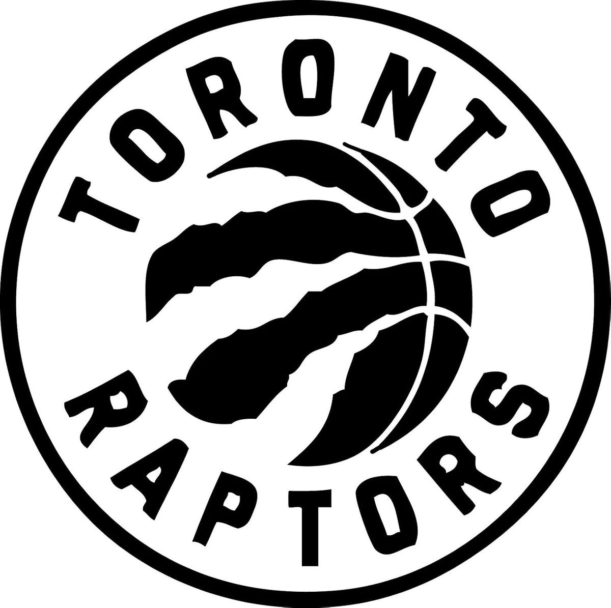 Toronto Raptors Die Cut Vinyl Decal