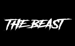 THE BEAST Car Van EV Bumper Window Laptop Wall Funny Vinyl Decal Sticker, Trucks, Laptops, Etc.