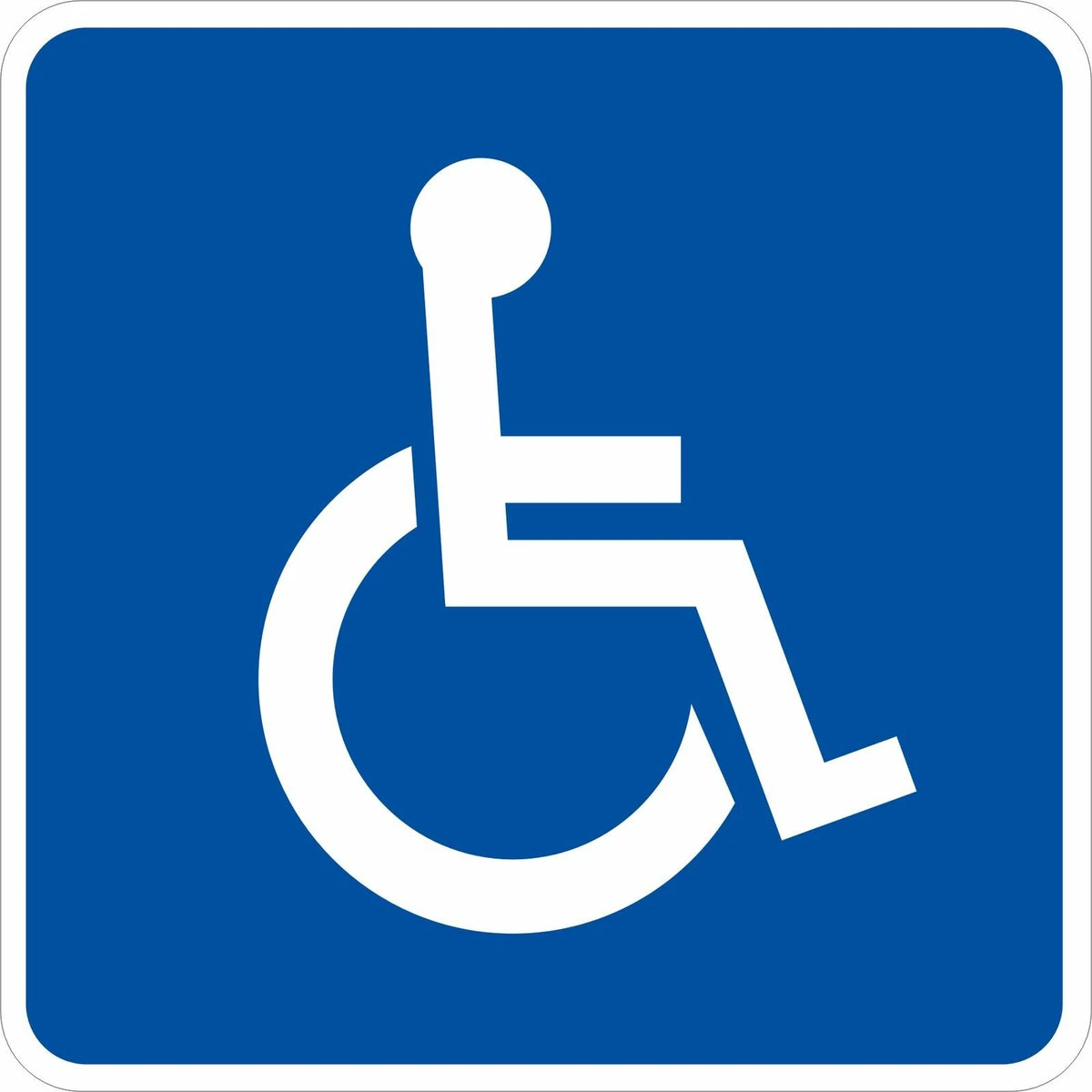 HANDICAP PARKING SIGN DISABLE Die Cut Vinyl Decal
