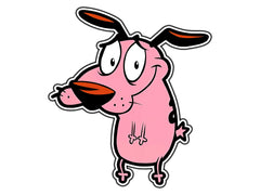 Courage The Cowardly Dog Bumper For Windows, Cars, Trucks, Laptops, Etc