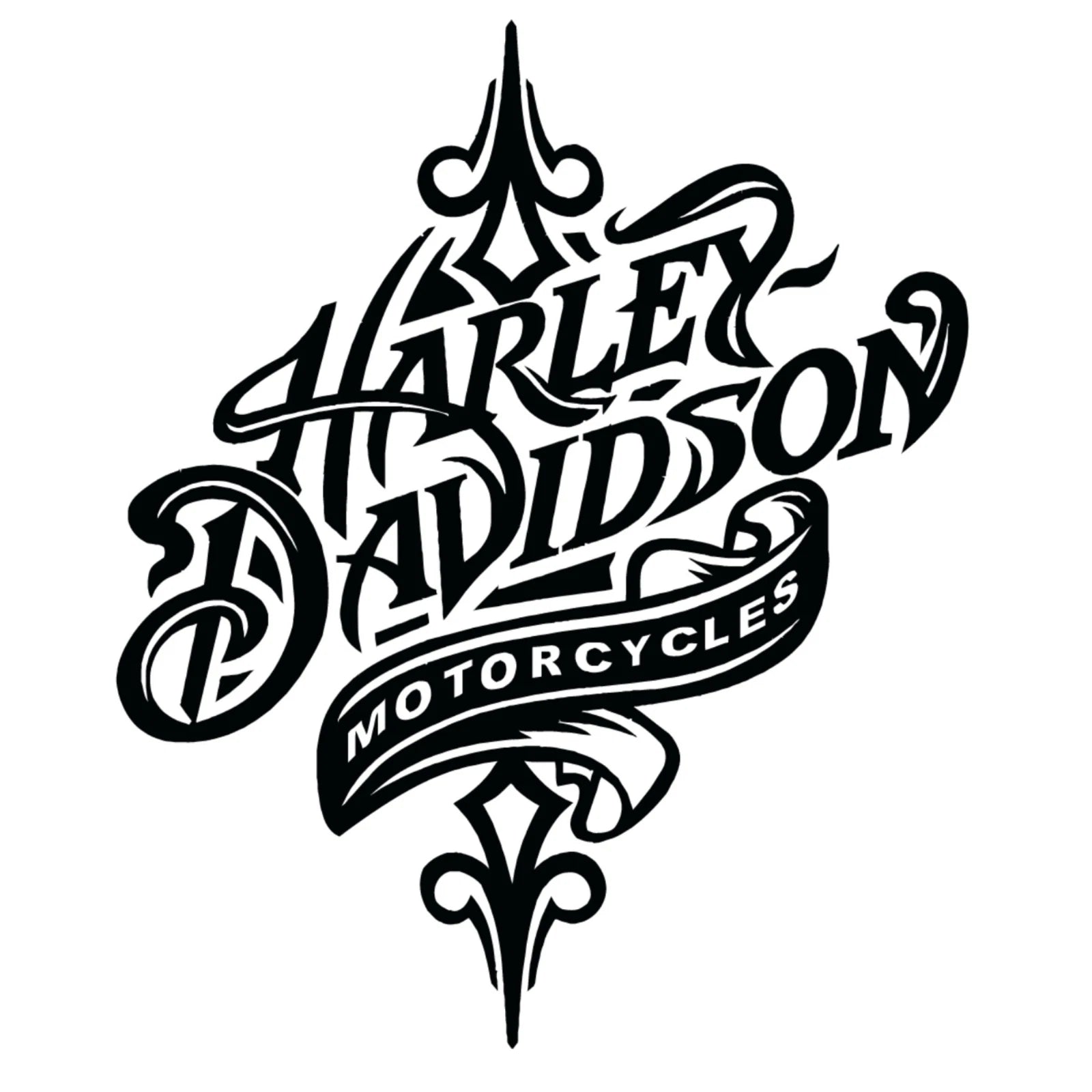 Harley Vintage Motorcycle Vinyl Decal Sticker ANY Die Cut Vinyl Decal