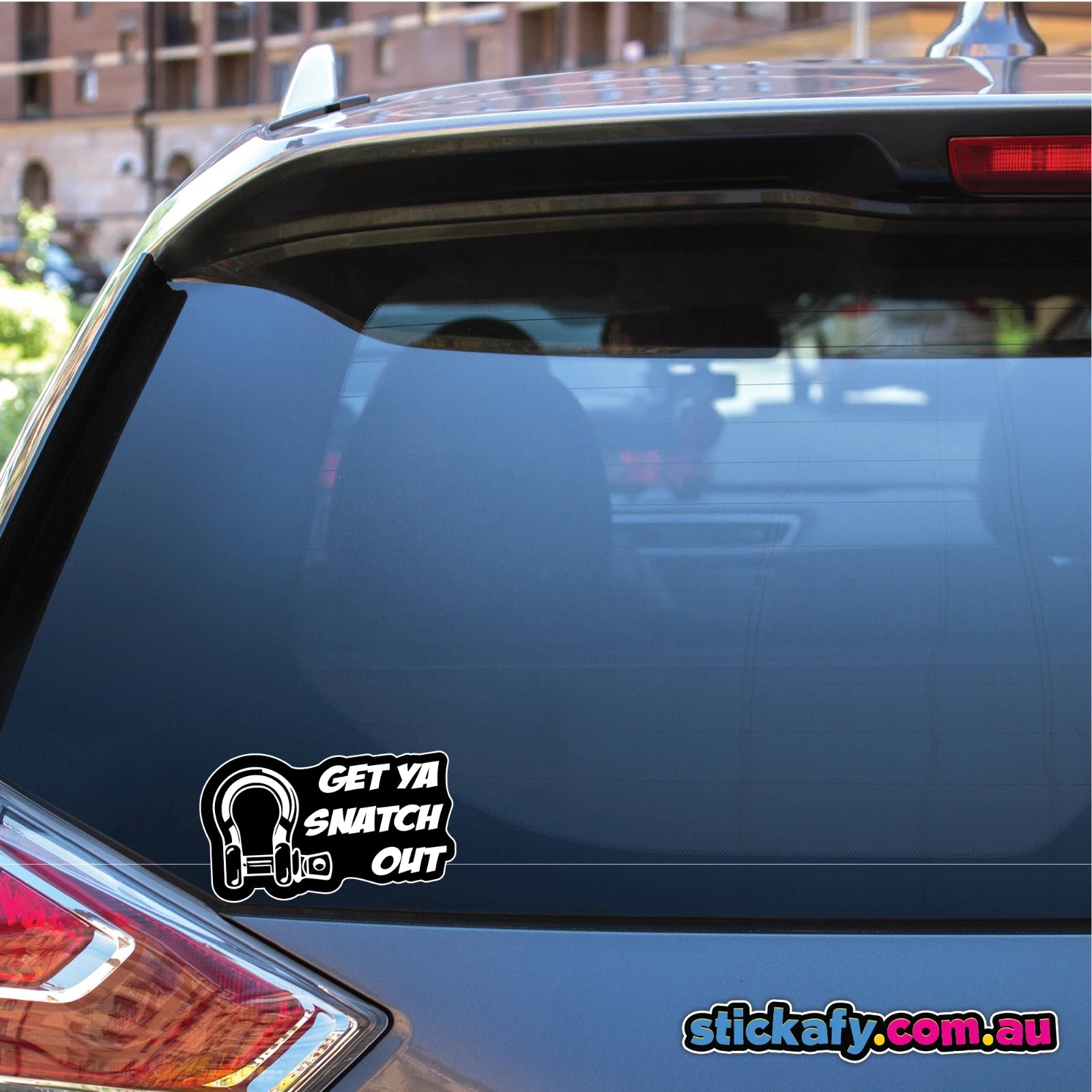 Get Ya Snatch Out Sticker Funny Laptop Car Window Bumper 4x4 Ute Decal 4wd. Decal Die Cut Vinyl Decal/ Bumper For Windows, Cars, Trucks, Laptops, Etc.