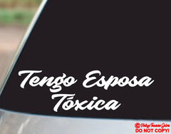 ESPOSA TOXICA Vinyl Decal Sticker  Die Cut Vinyl Decal