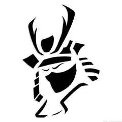 Samurai Warrior Die Cut Vinyl Decal
