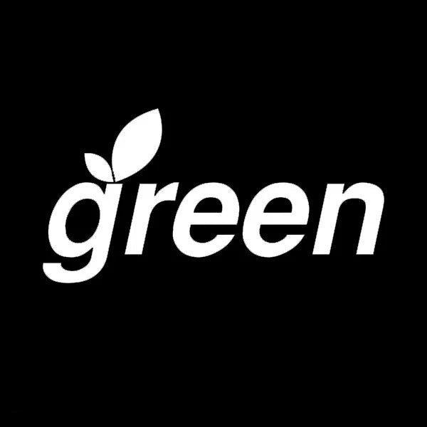 Green Sticker, Die Cut Vinyl Decal