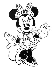 Minnie Mouse Dancing Vinyl Decal Sticker for car,truck,window,laptop etc
