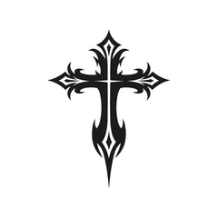 Gothic Cross Vinyl Decal Sticker for car,truck,window,laptop etc