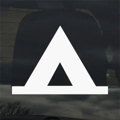 Tent Camping Symbol  Die Cut Vinyl Decal