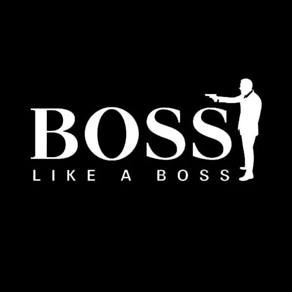 Like A Boss Die Cut Vinyl Decal