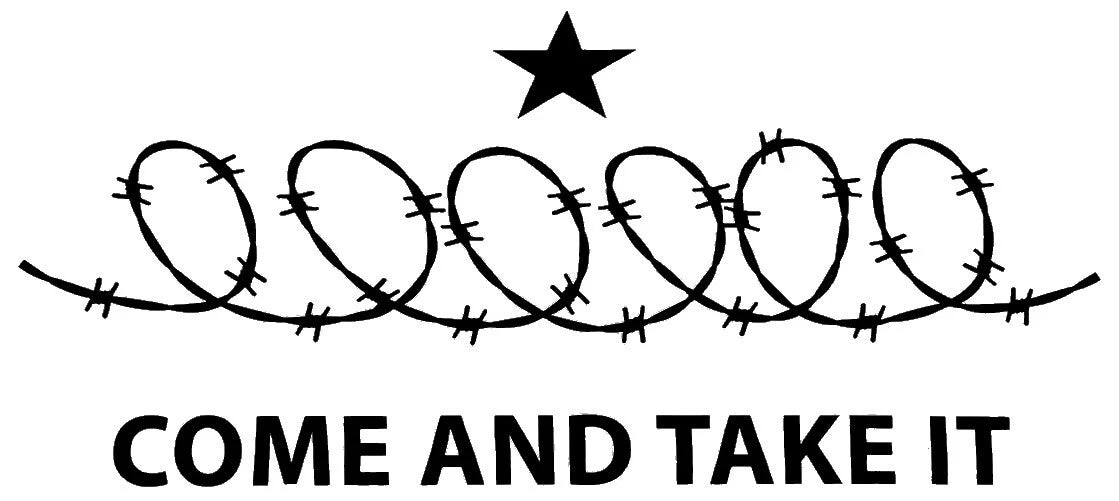 Come And Take It Die Cut Vinyl Decal