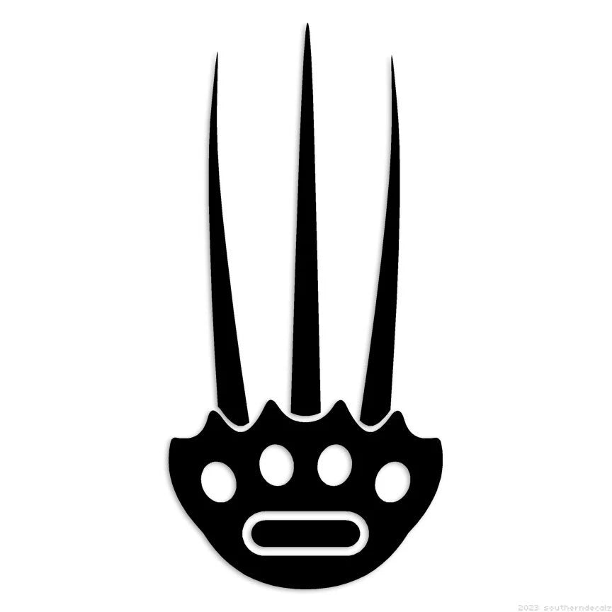Shuko Ninja Claw Die Cut Vinyl Decal