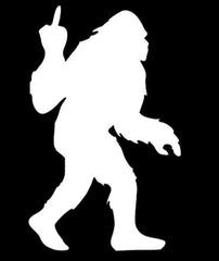 Sasquatch Bigfoot F**k Off Funny DieCut Vinyl Window Sticker Decal. Die Cut Vinyl Decal/ Bumper For Windows, Cars, Trucks, Laptops, Etc.