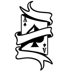 Ace of Spades Die Cut Vinyl Decal