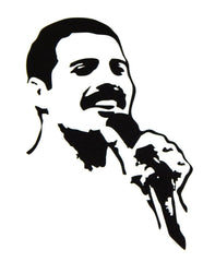 Freddie Mercury Portrait Die Cut Vinyl Decal