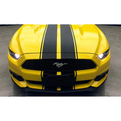 Black Hood Roof Rally Racing Stripe Decal Vinyl Stickers Universal Die Cut Vinyl Decal
