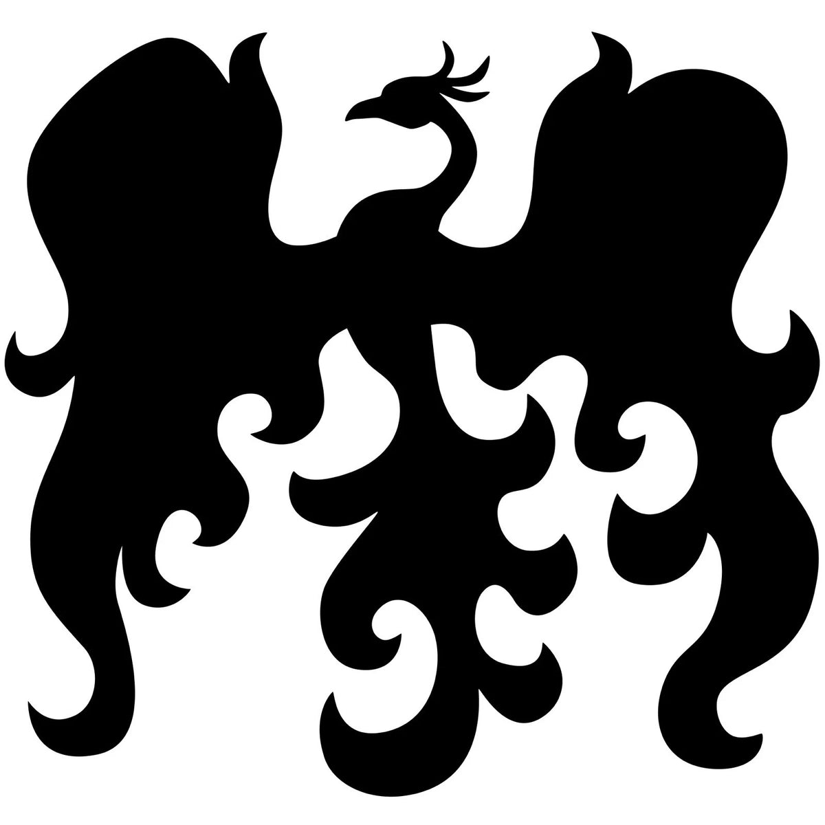 Phoenix Sticker Silhouette Legend Flames For Windows, Cars, Trucks, Laptops, Etc. (Copy)