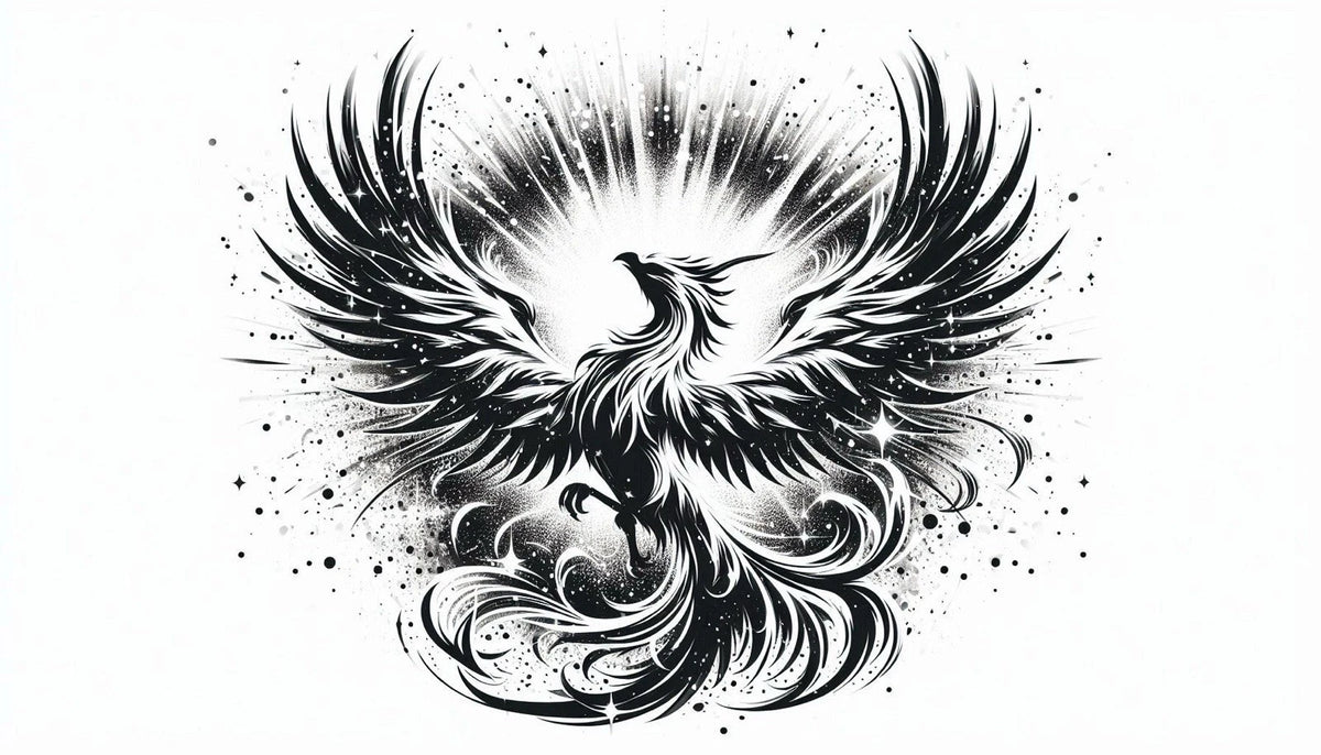 Sparkling Phoenix Rebirth Ashes Renewal Resilience For Windows, Cars, Trucks, Laptops, Etc. (Copy) (Copy)