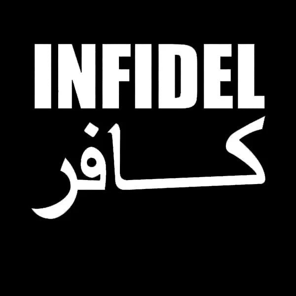 Infidel Sticker Decal, Die Cut Vinyl Decal