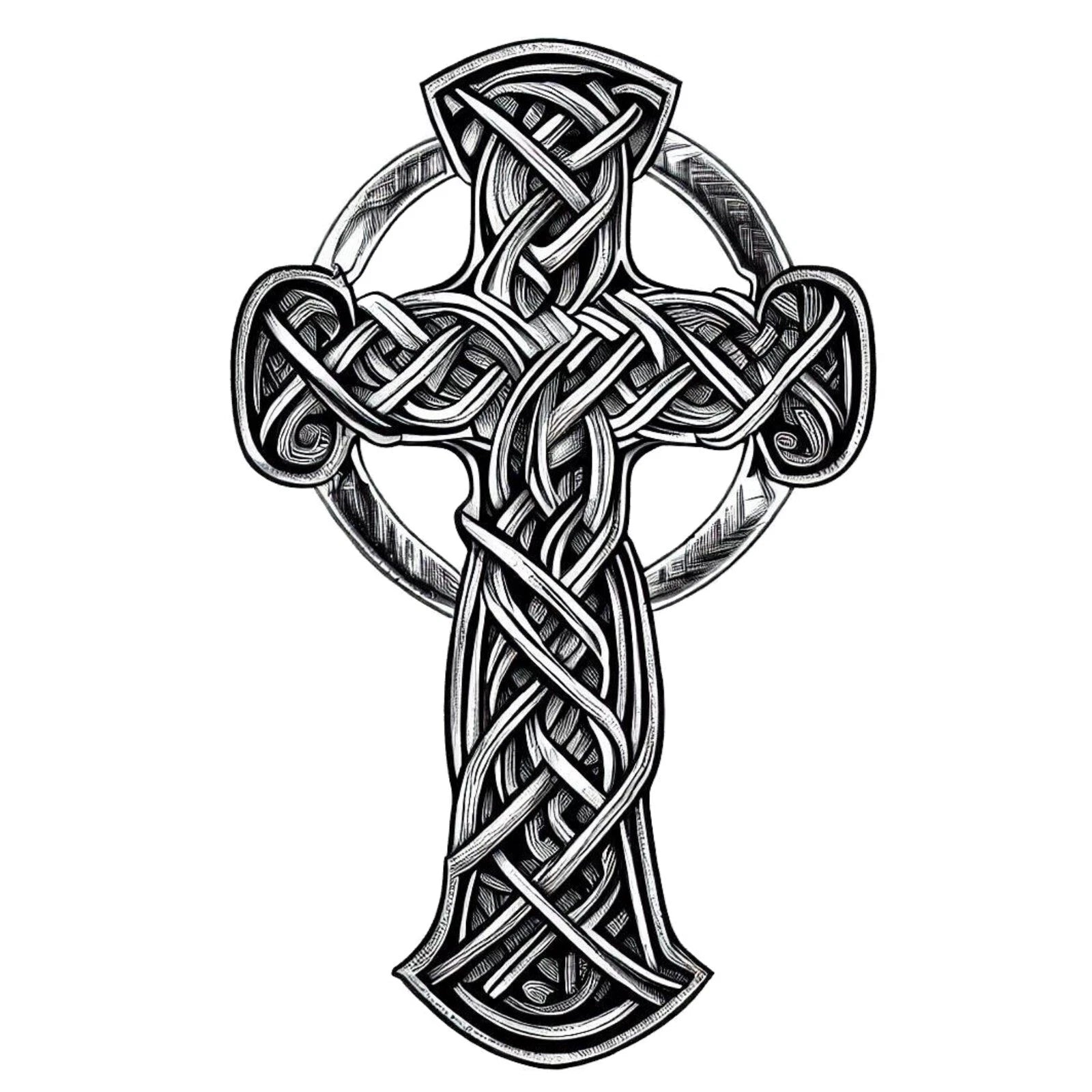 Celtic Cross Sticker For Windows, Cars, Trucks, Laptops, Etc.