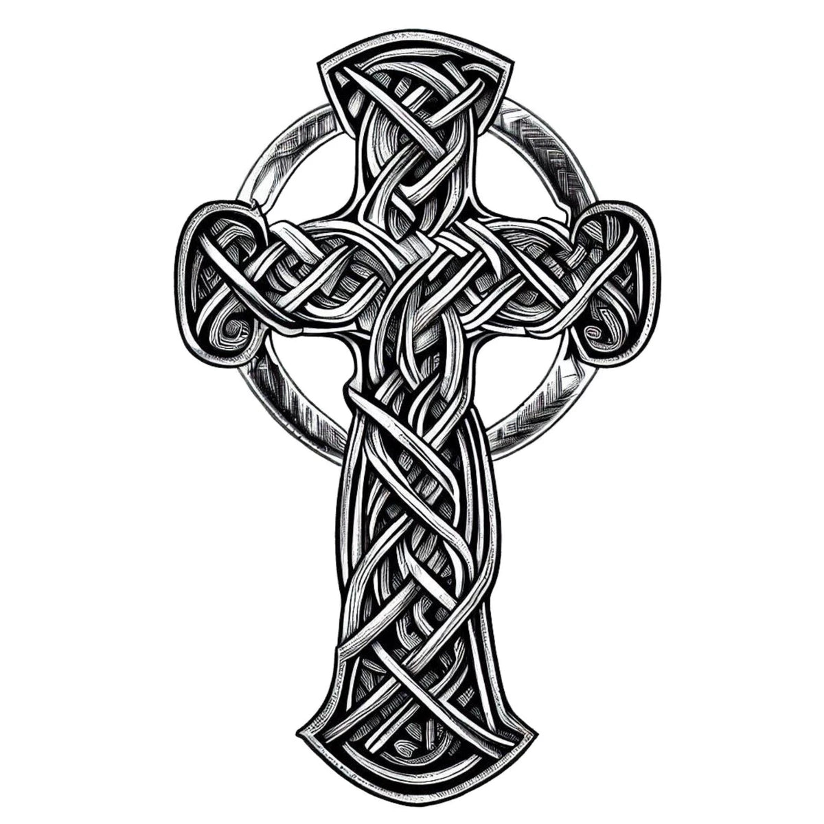 Celtic Cross Sticker For Windows, Cars, Trucks, Laptops, Etc.