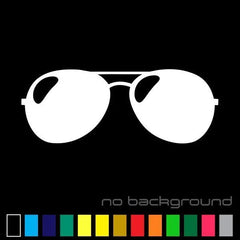 Aviator Glasses Die Cut Vinyl Decal