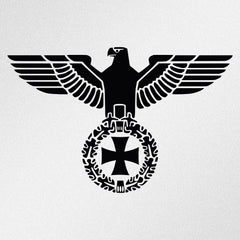 German Imperial Eagle Iron Cross Die Cut Vinyl Decal