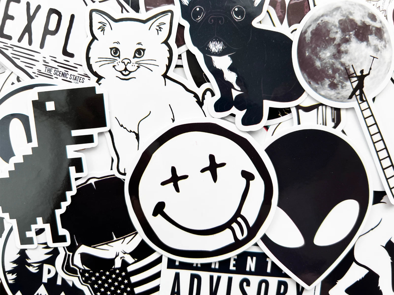 Cool Laptop Gothic Bird Die Cut Vinyl Decal