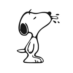 Snoopy Die Cut Vinyl Decal