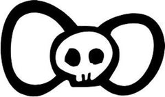 Hello Kitty Skull Bow Die Cut Vinyl Decal