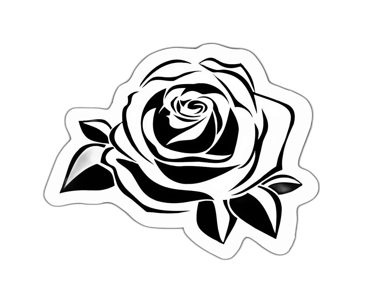Rose Die Cut Vinyl Decal