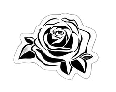 Rose Die Cut Vinyl Decal